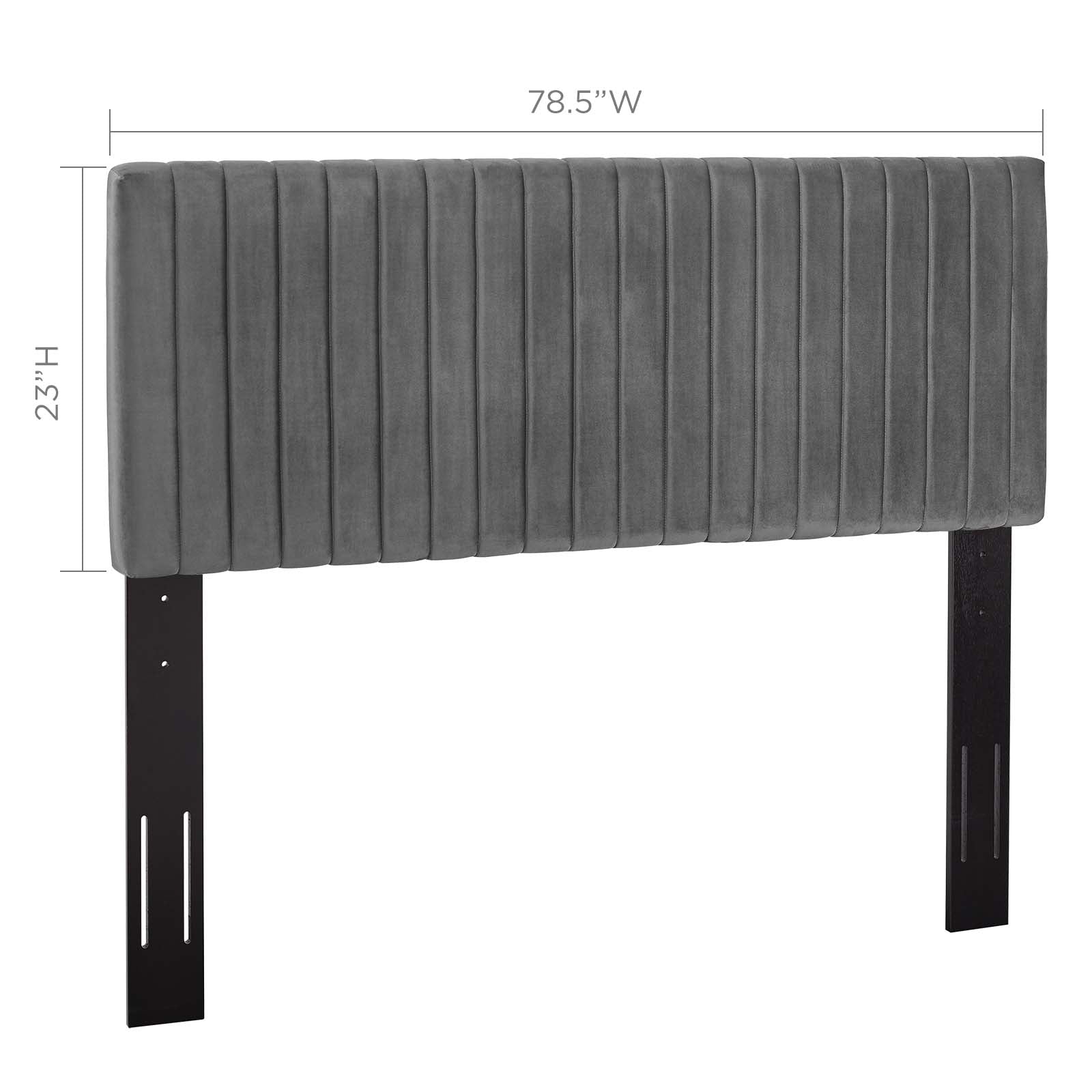 Keira  Performance Velvet Headboard By HouseBean