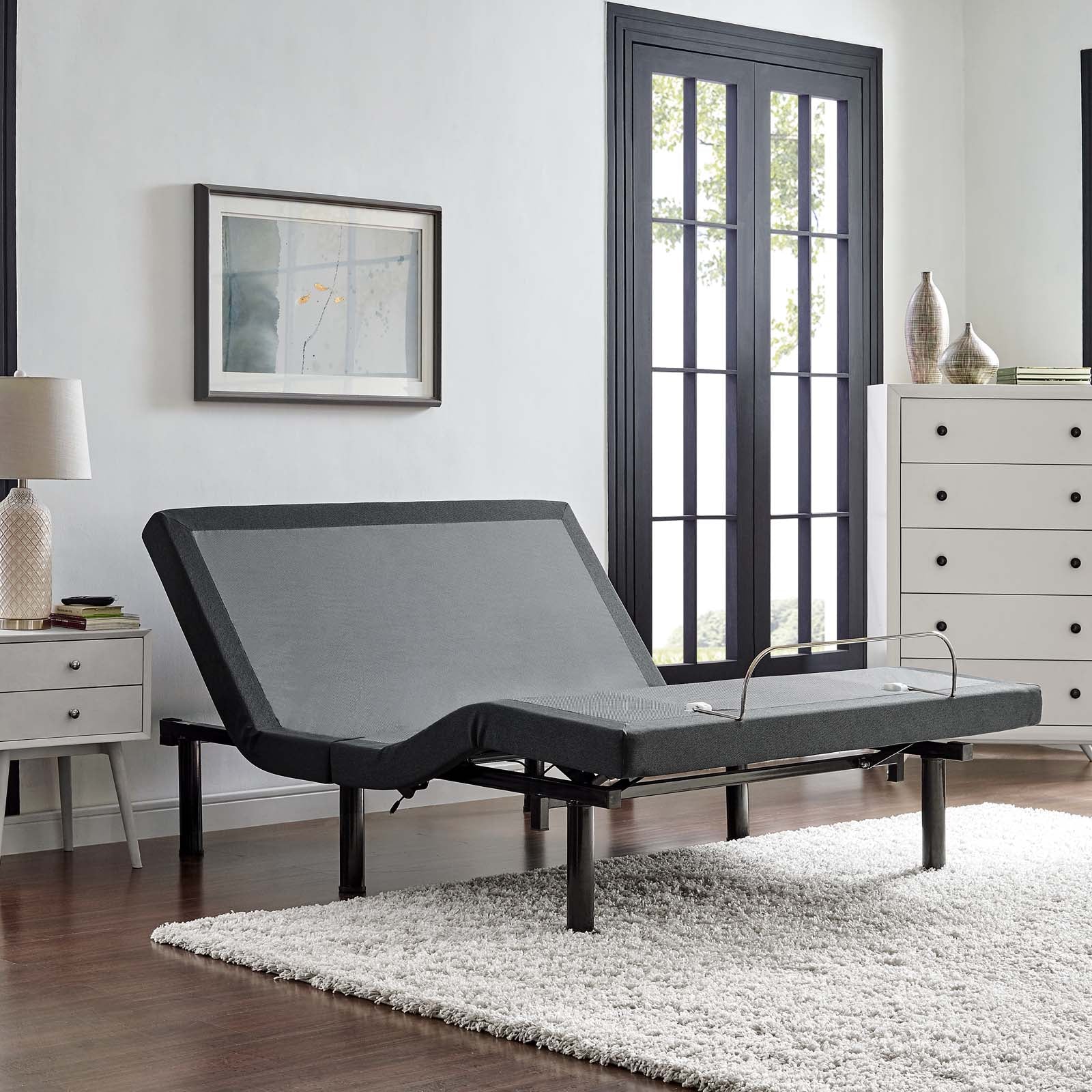 Transform Adjustable Wireless Remote Bed Base by Modway