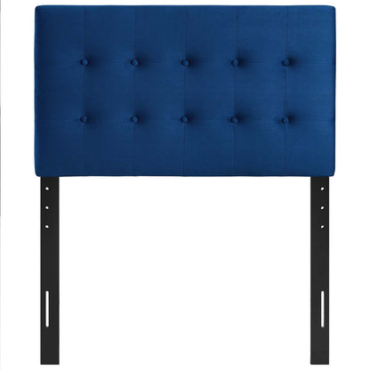 Emily Tufted Performance Velvet Headboard By HouseBean