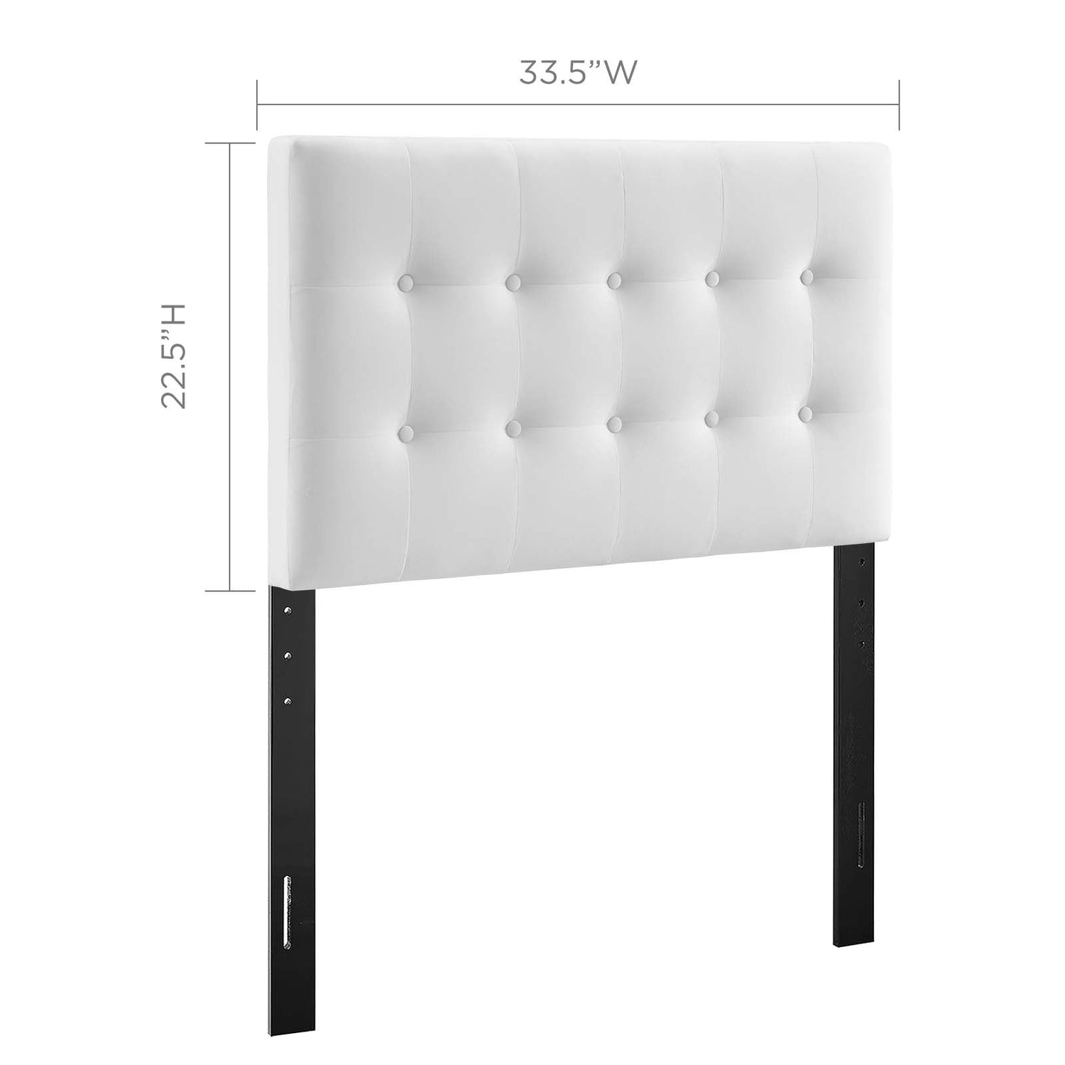 Emily Tufted Performance Velvet Headboard By HouseBean