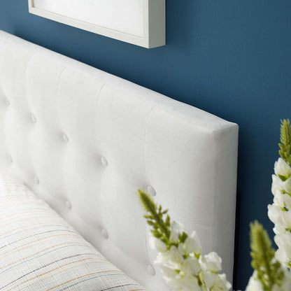 Emily Tufted Performance Velvet Headboard By HouseBean