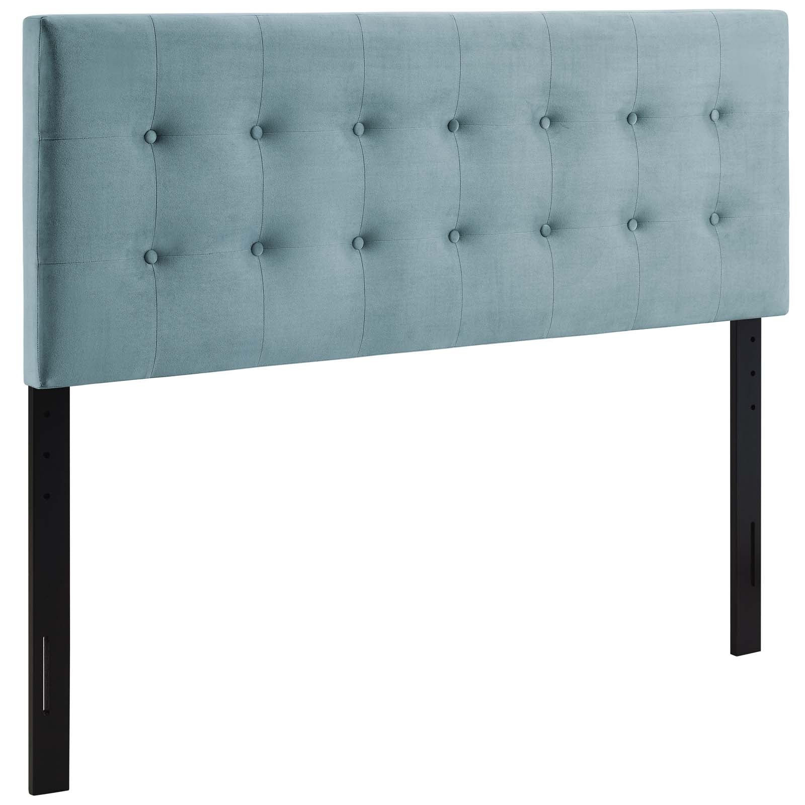 Emily Tufted Performance Velvet Headboard By HouseBean