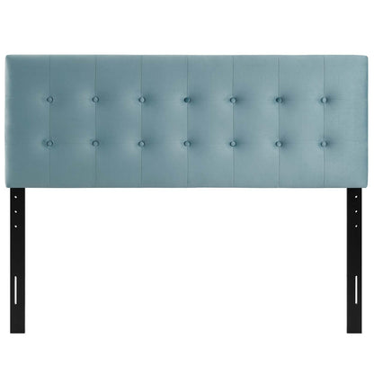 Emily Tufted Performance Velvet Headboard By HouseBean