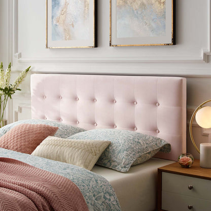 Emily Tufted Performance Velvet Headboard By HouseBean