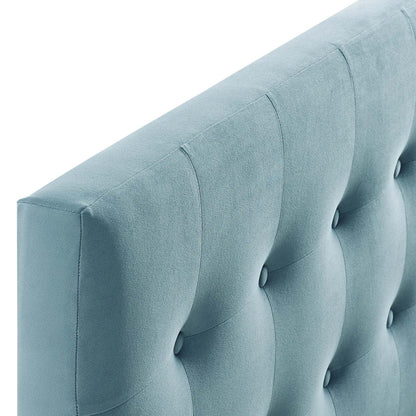 Emily Tufted Performance Velvet Headboard By HouseBean