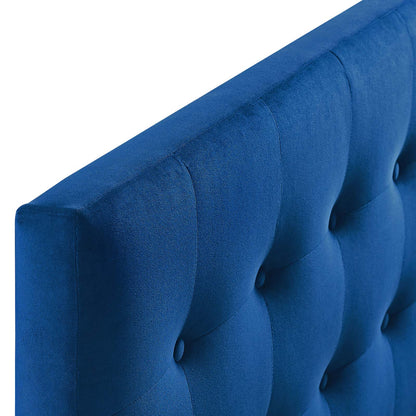 Emily Tufted Performance Velvet Headboard By HouseBean