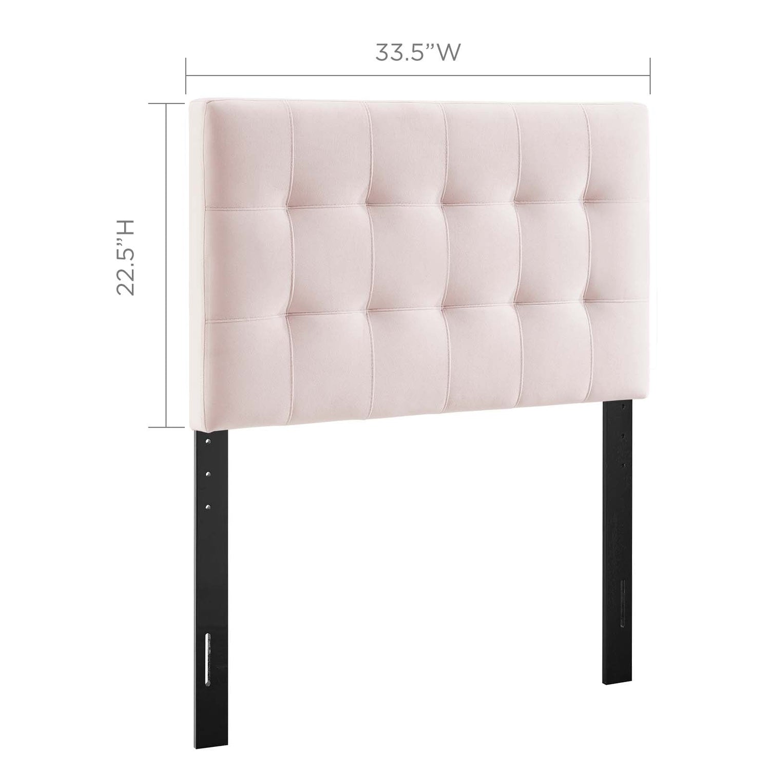 Lily Biscuit Tufted Performance Velvet Headboard by Modway