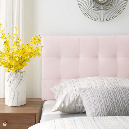 Lily Biscuit Tufted Performance Velvet Headboard By HouseBean