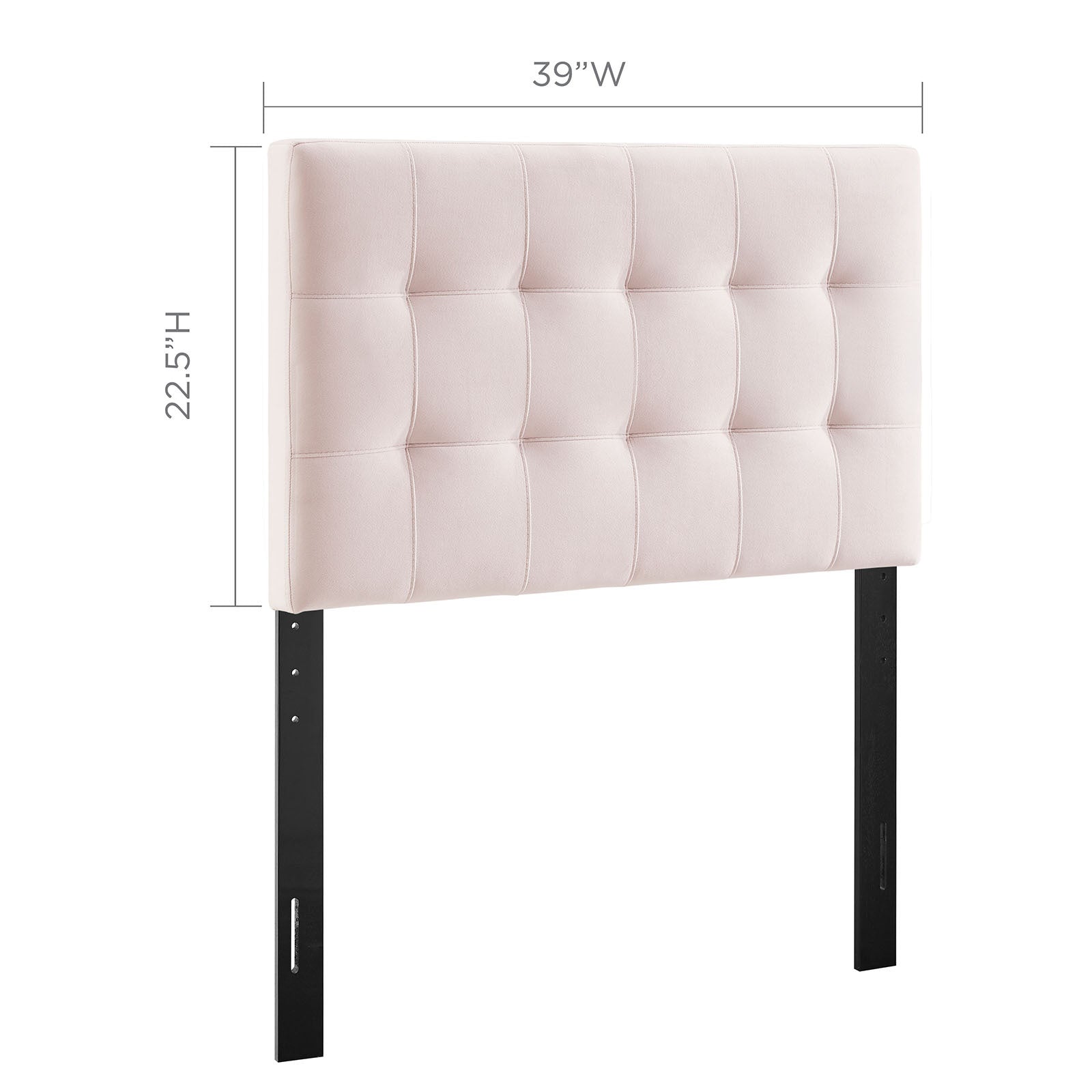 Lily Biscuit Tufted Performance Velvet Headboard By HouseBean