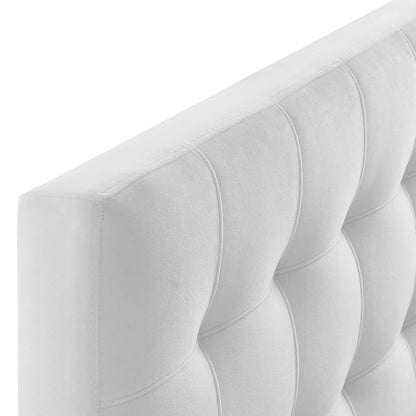 Lily Biscuit Tufted Performance Velvet Headboard By HouseBean