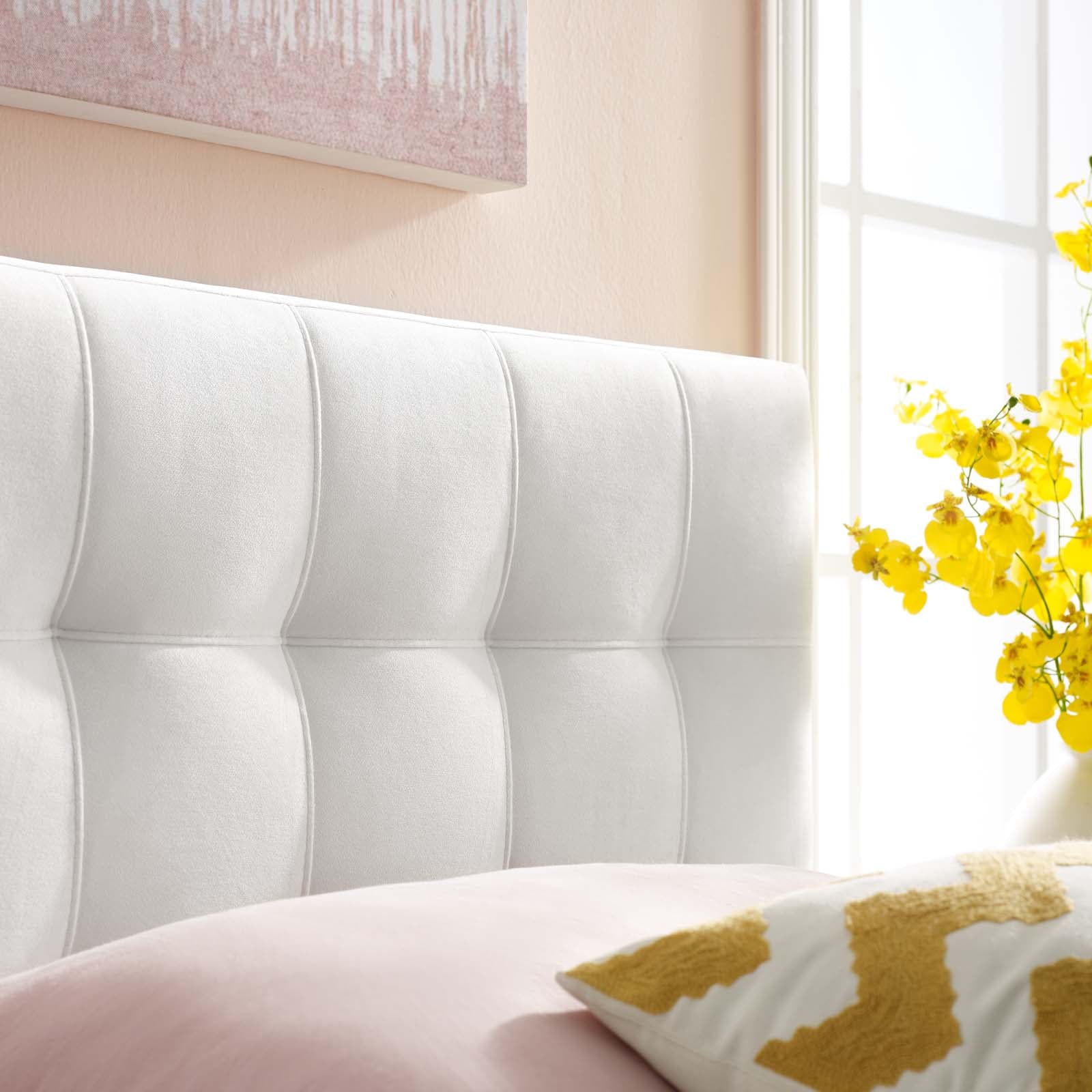 Lily Biscuit Tufted Performance Velvet Headboard by Modway