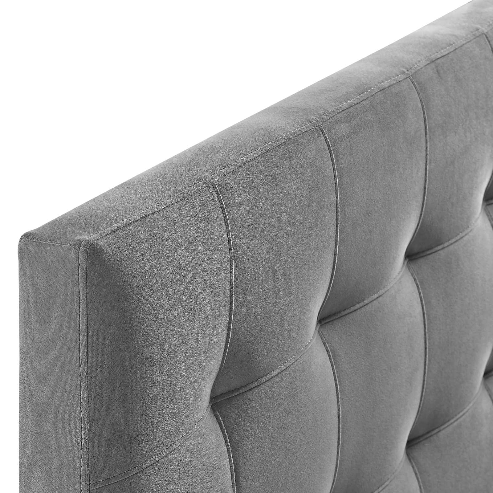 Lily Biscuit Tufted Performance Velvet Headboard By HouseBean