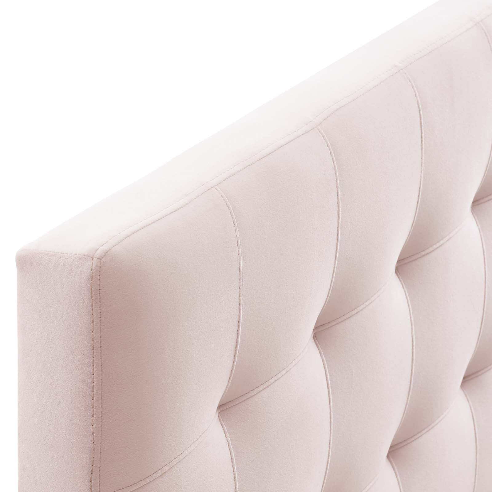 Lily Biscuit Tufted Performance Velvet Headboard By HouseBean