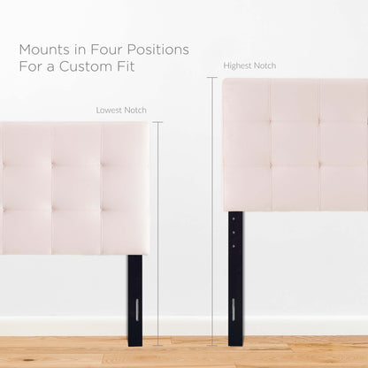 Lily Biscuit Tufted Performance Velvet Headboard by Modway