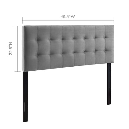 Lily Biscuit Tufted Performance Velvet Headboard by Modway