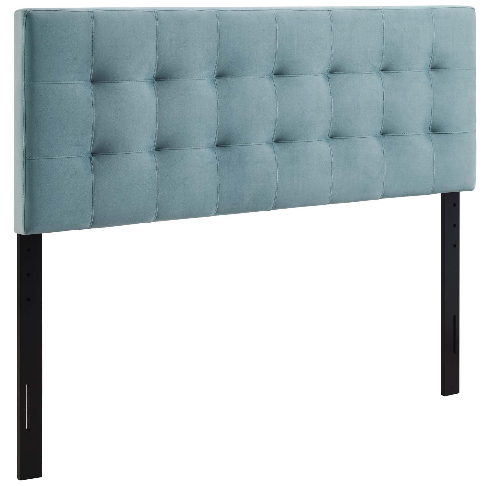 Lily Biscuit Tufted Performance Velvet Headboard By HouseBean