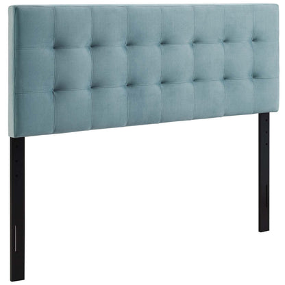 Lily Biscuit Tufted Performance Velvet Headboard By HouseBean