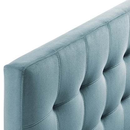 Lily Biscuit Tufted Performance Velvet Headboard By HouseBean