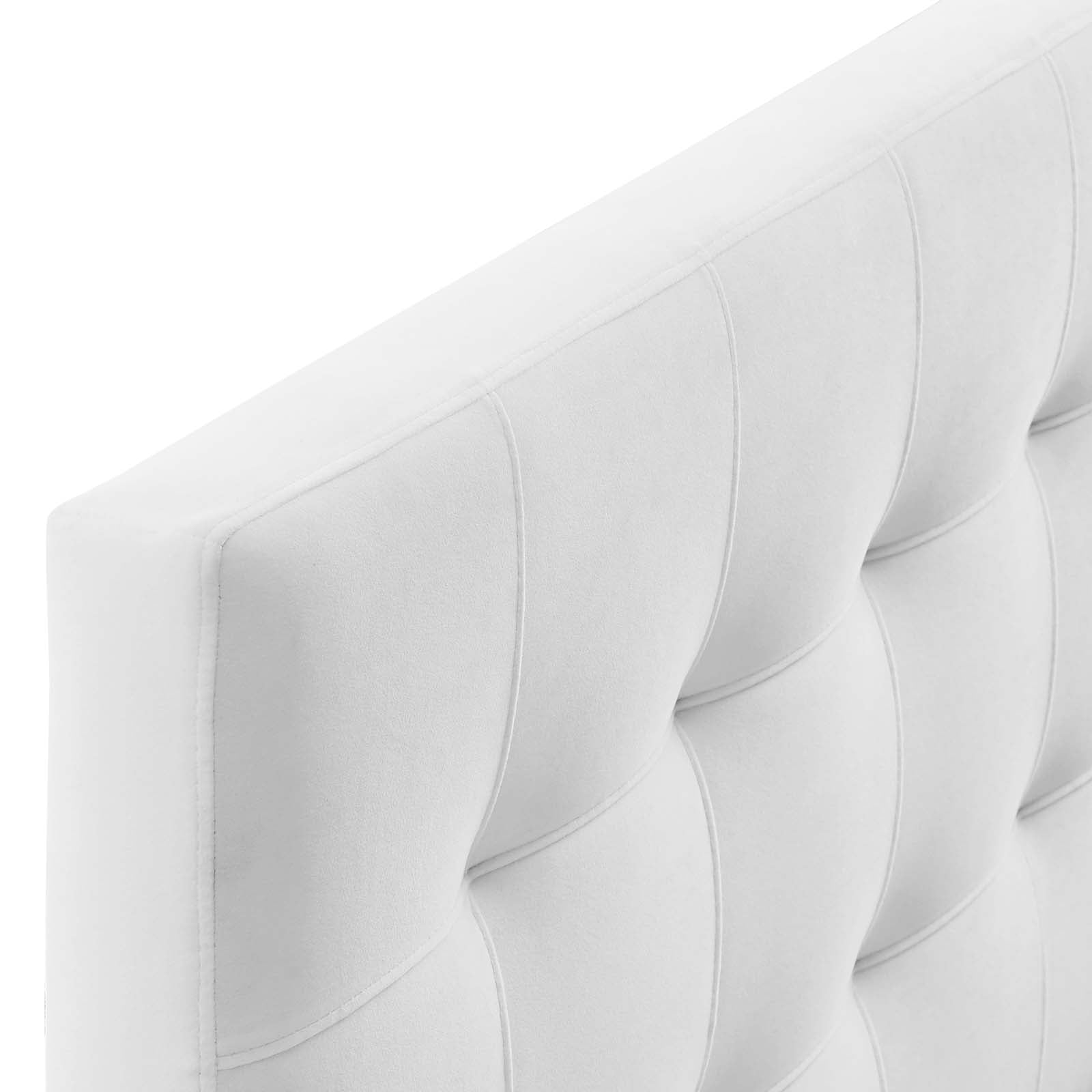 Lily Biscuit Tufted Performance Velvet Headboard By HouseBean