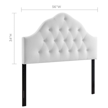 Sovereign Diamond Tufted Performance Velvet Headboard By HouseBean