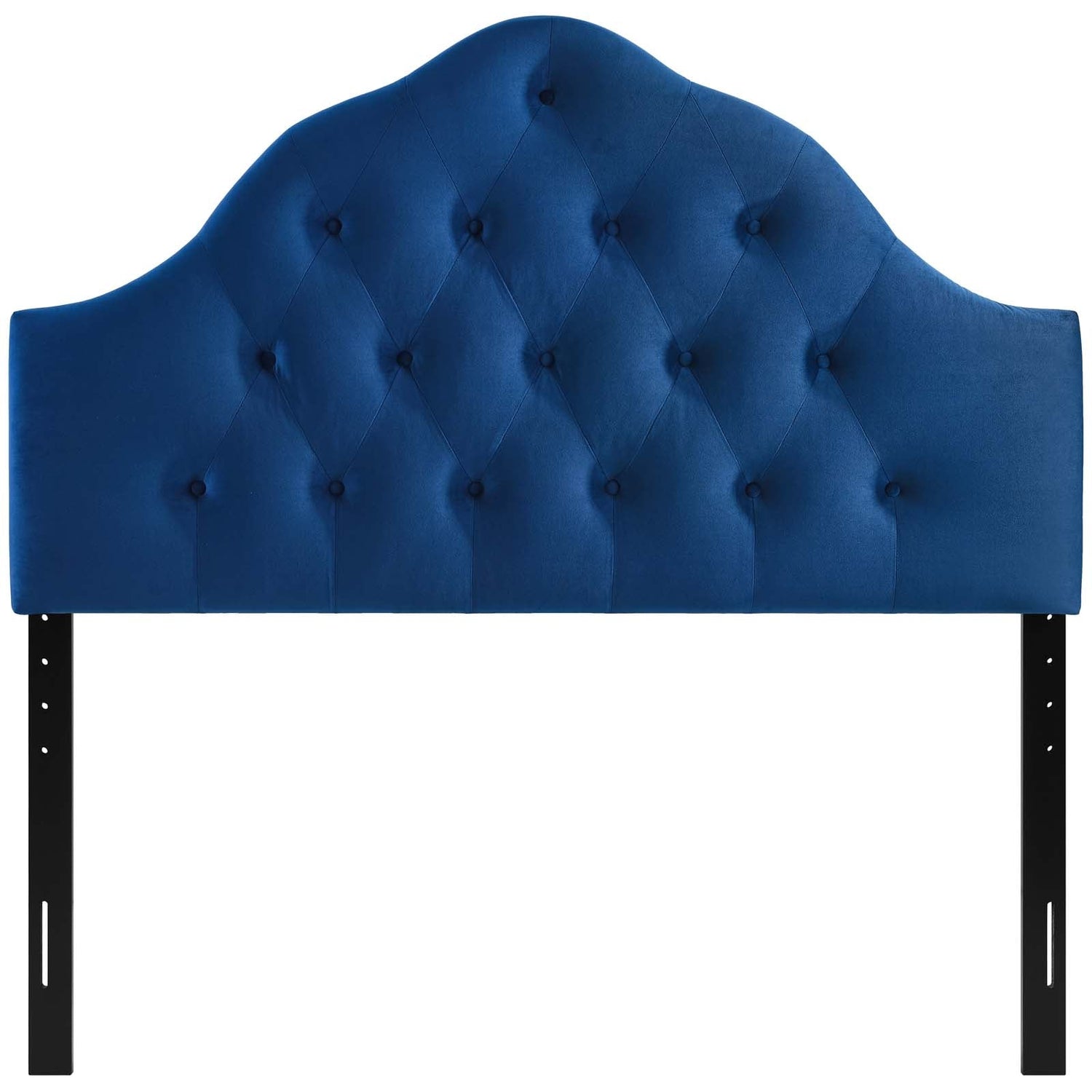 Sovereign Diamond Tufted Performance Velvet Headboard By HouseBean