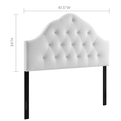 Sovereign Diamond Tufted Performance Velvet Headboard By HouseBean