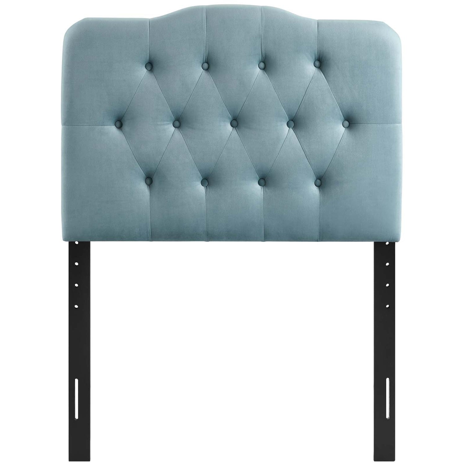 Annabel Diamond Tufted Performance Velvet Headboard By HouseBean