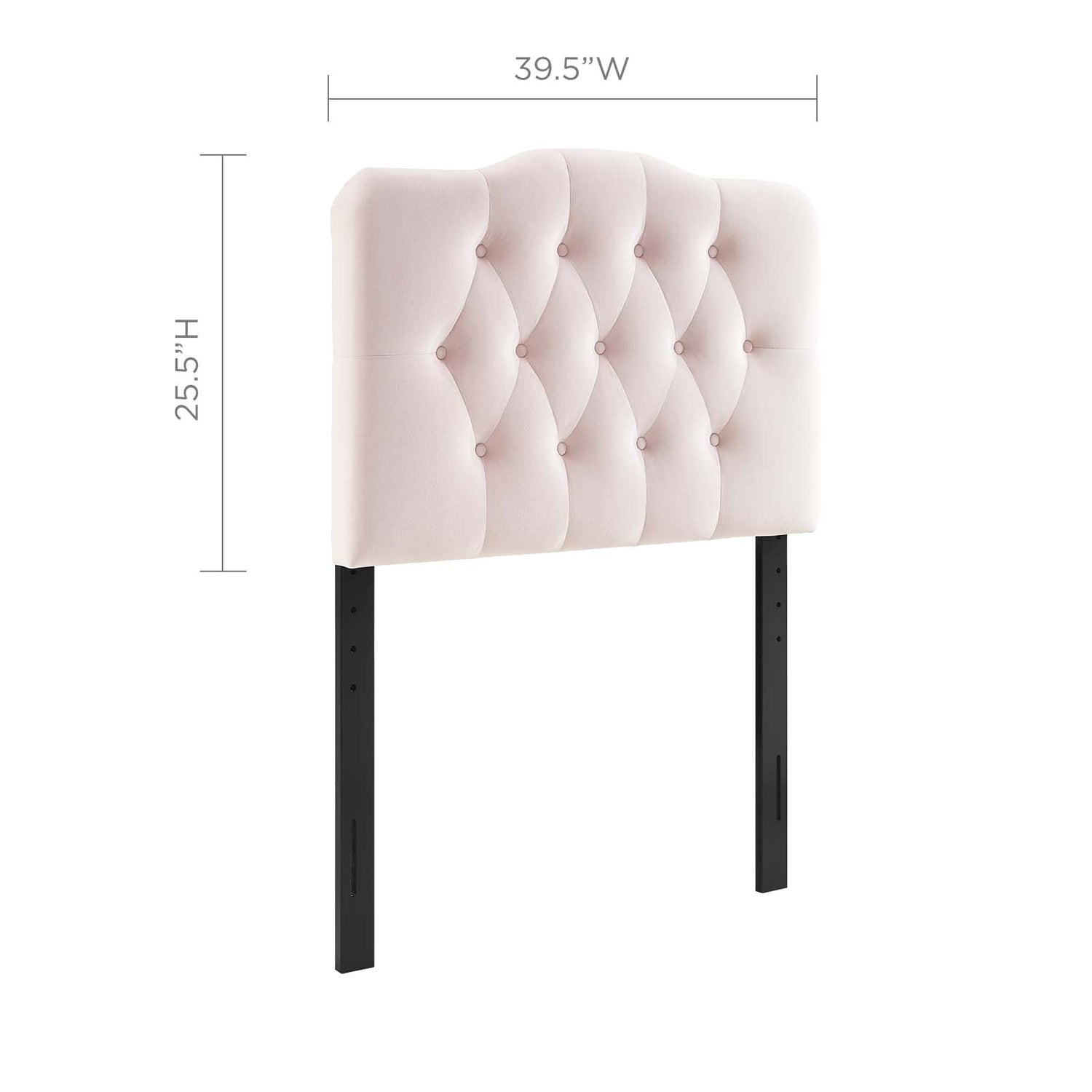 Annabel Diamond Tufted Performance Velvet Headboard By HouseBean