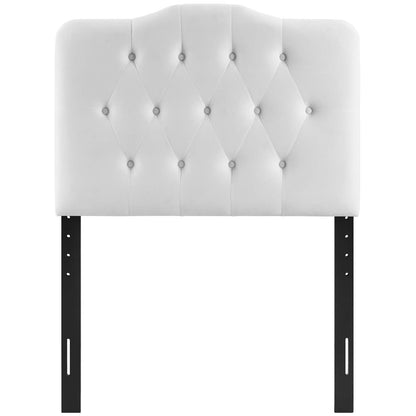 Annabel Diamond Tufted Performance Velvet Headboard By HouseBean