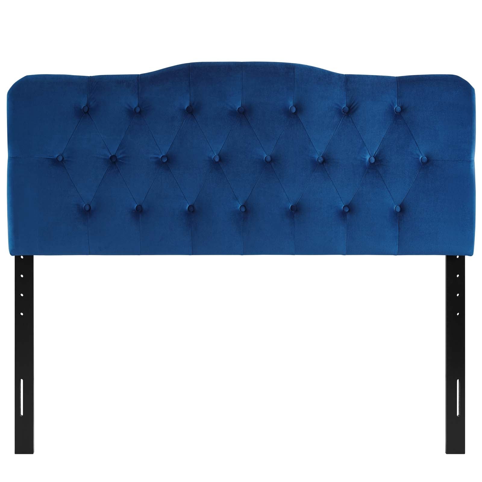 Annabel Diamond Tufted Performance Velvet Headboard By HouseBean