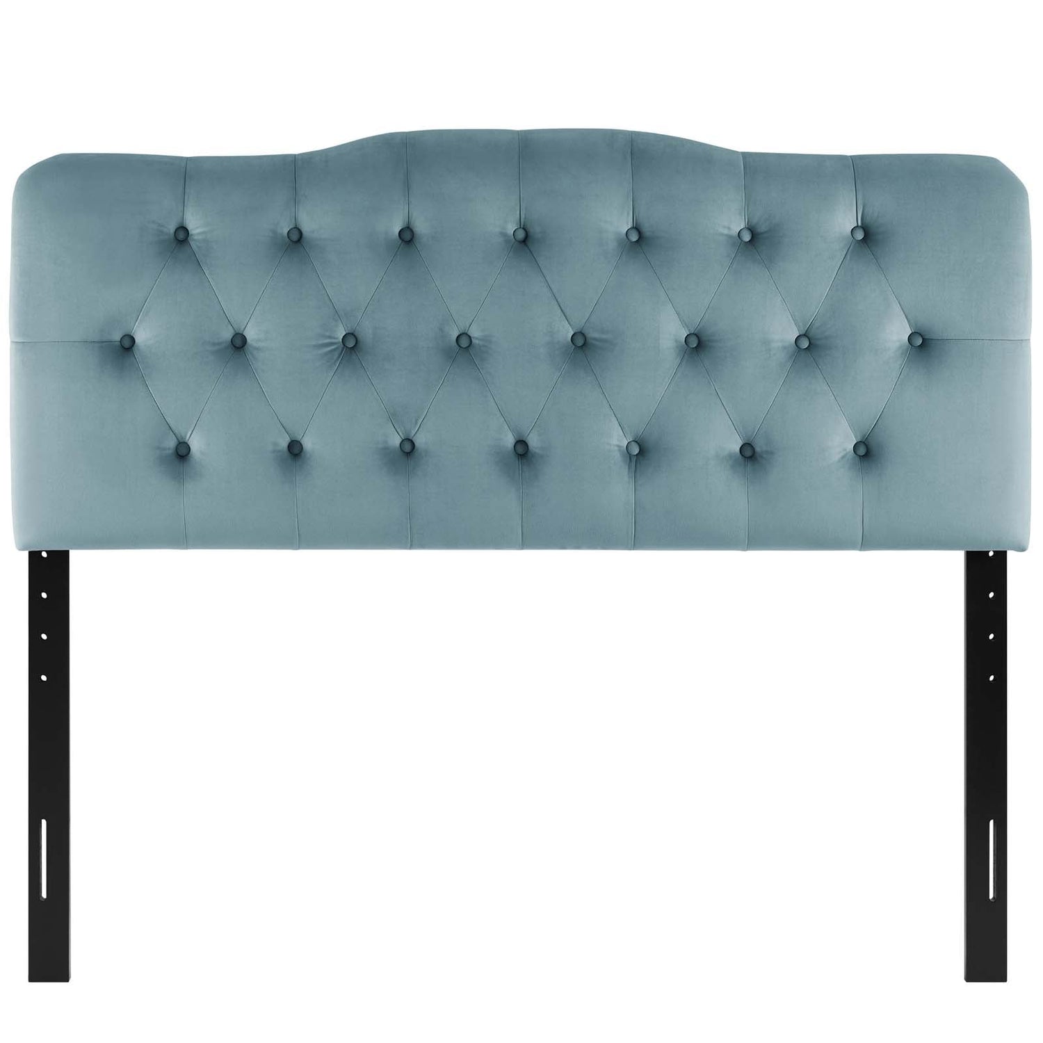 Annabel Diamond Tufted Performance Velvet Headboard By HouseBean