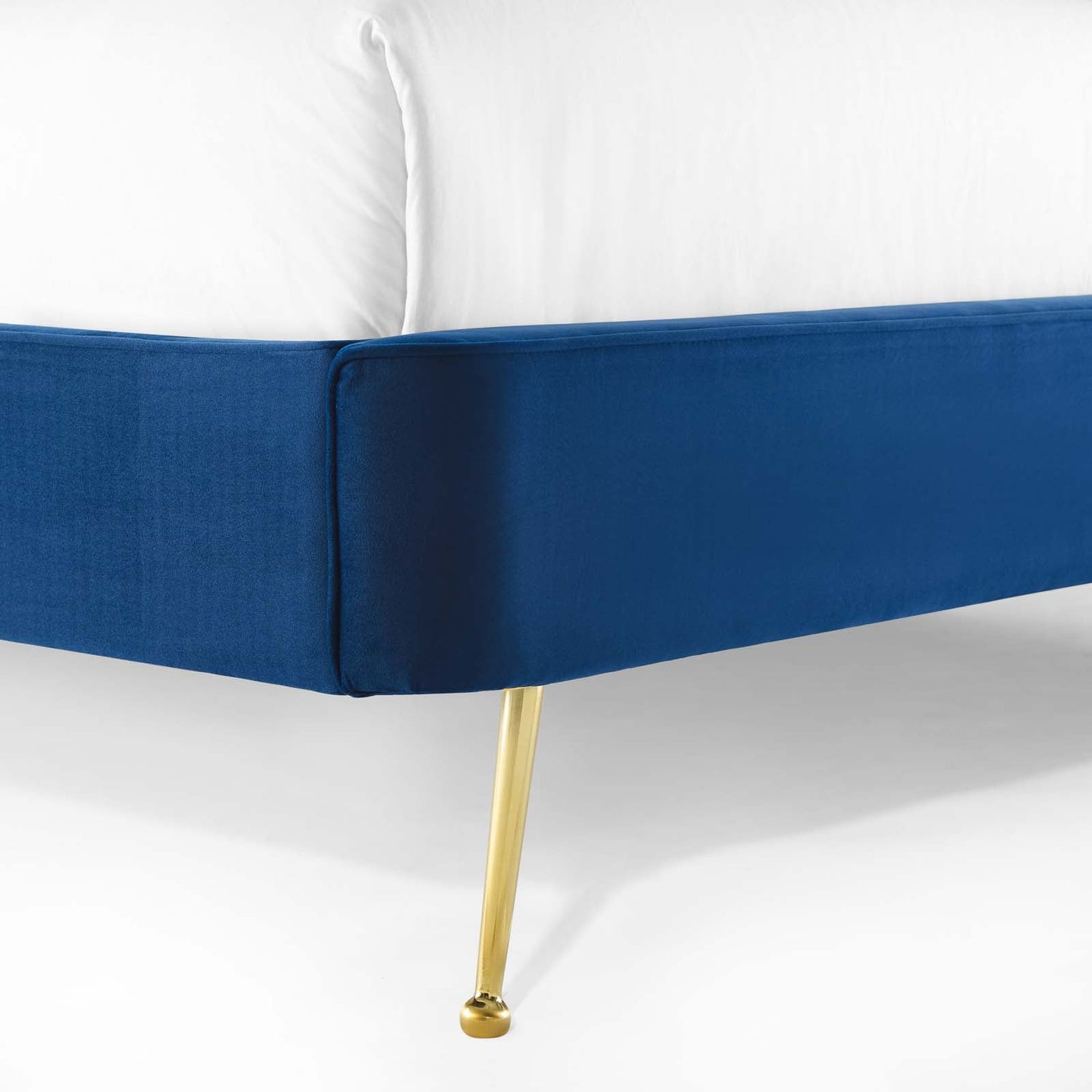 Mira Upholstered Performance Velvet Platform Bed by Modway