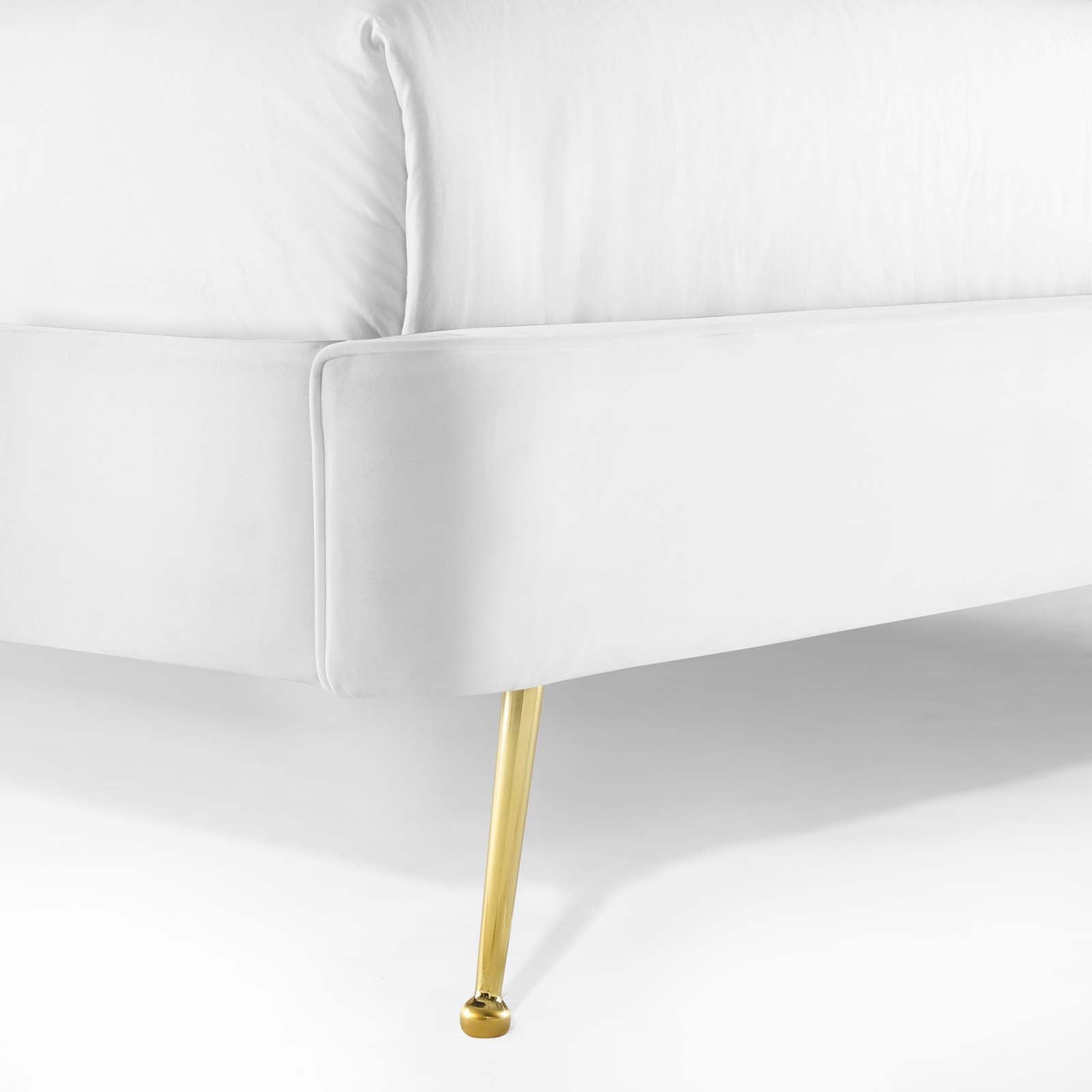 Mira Upholstered Performance Velvet Platform Bed by Modway