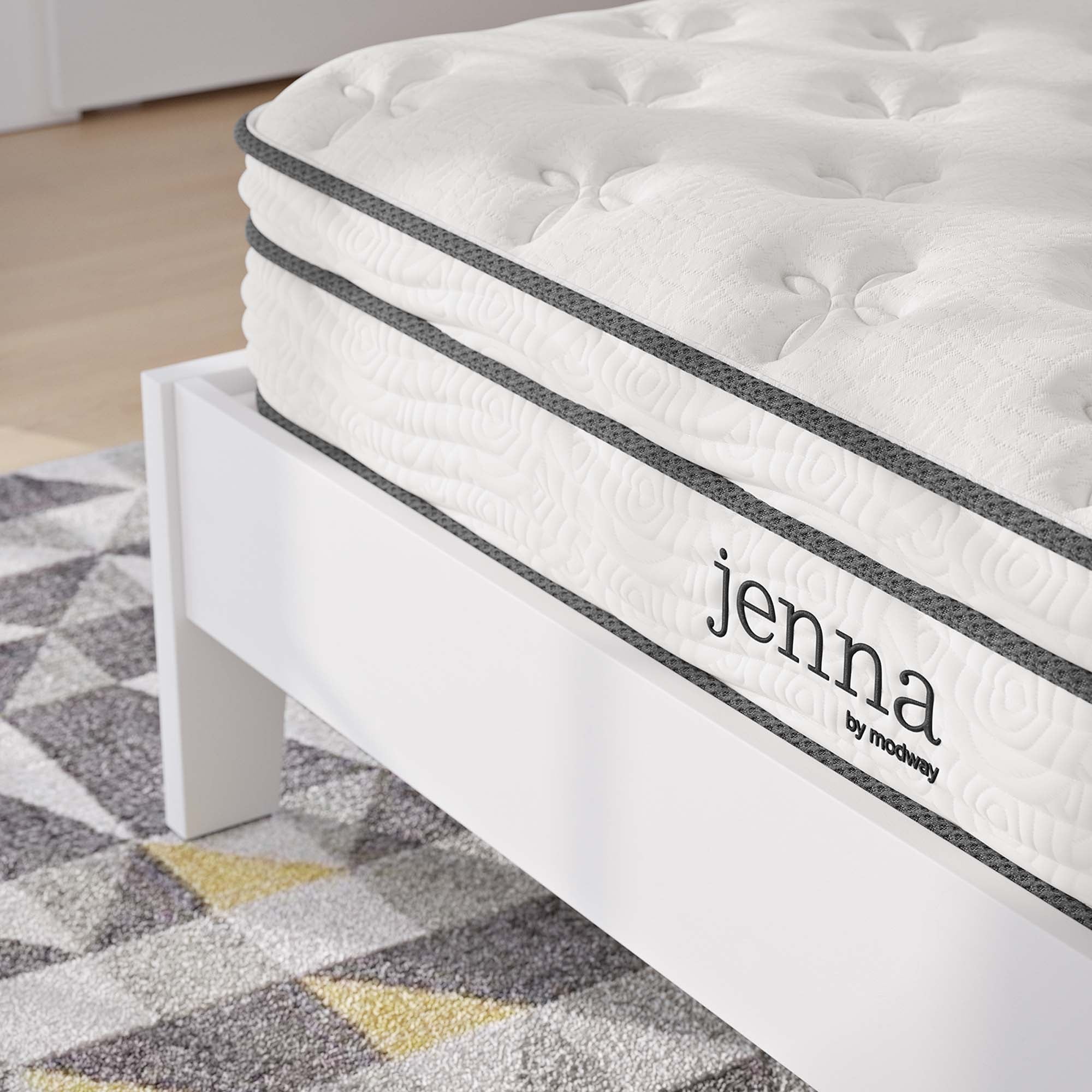 Jenna Innerspring and Foam Mattress by Modway