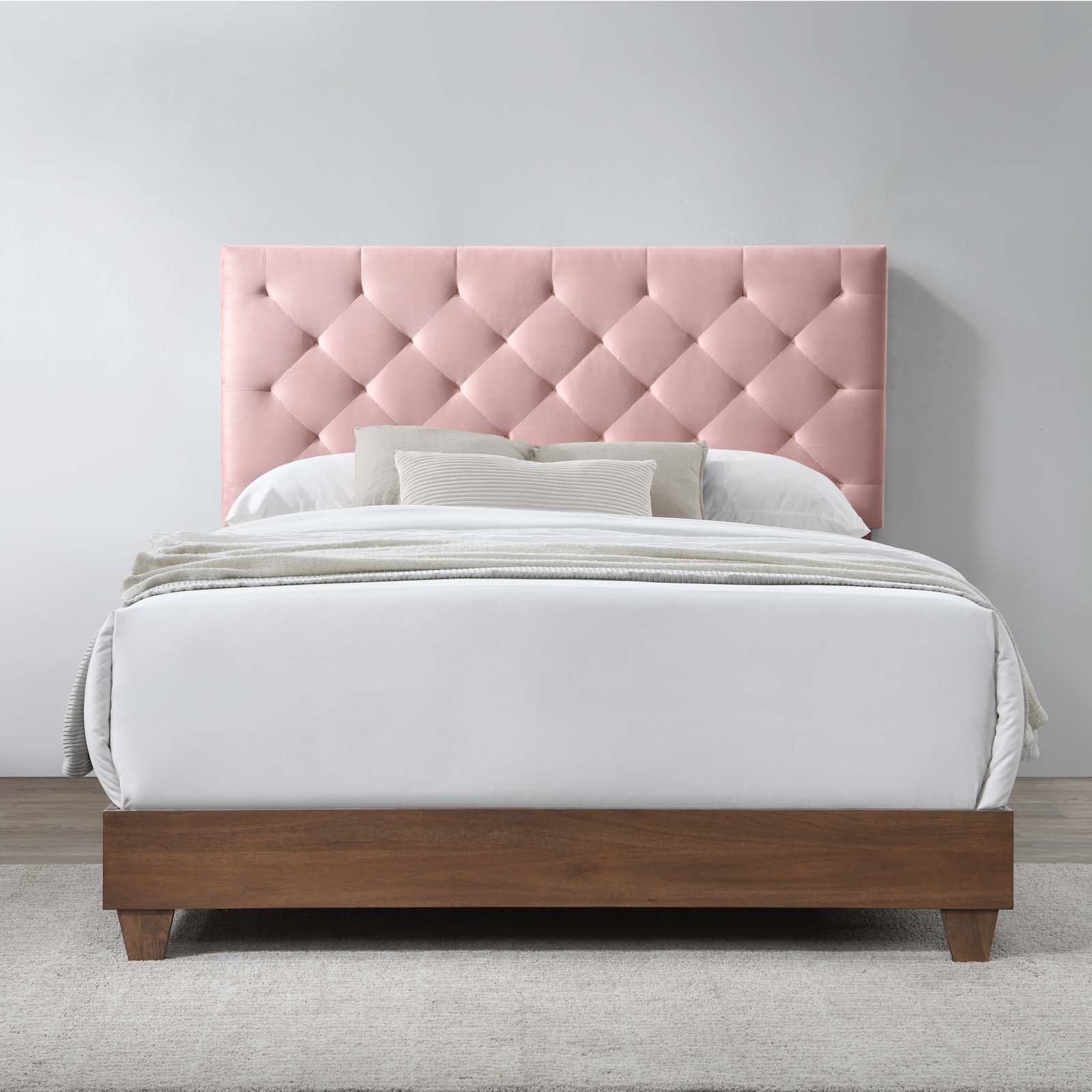 Rhiannon Diamond Tufted Upholstered Performance Velvet Bed by Modway