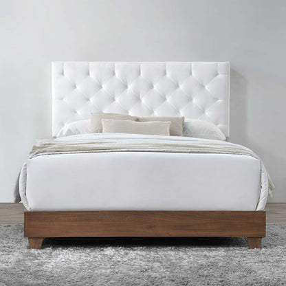 Rhiannon Diamond Tufted Upholstered Performance Velvet Bed by Modway