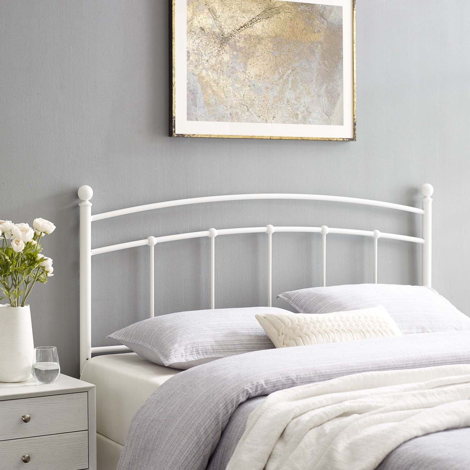 Abigail Metal Headboard by Modway