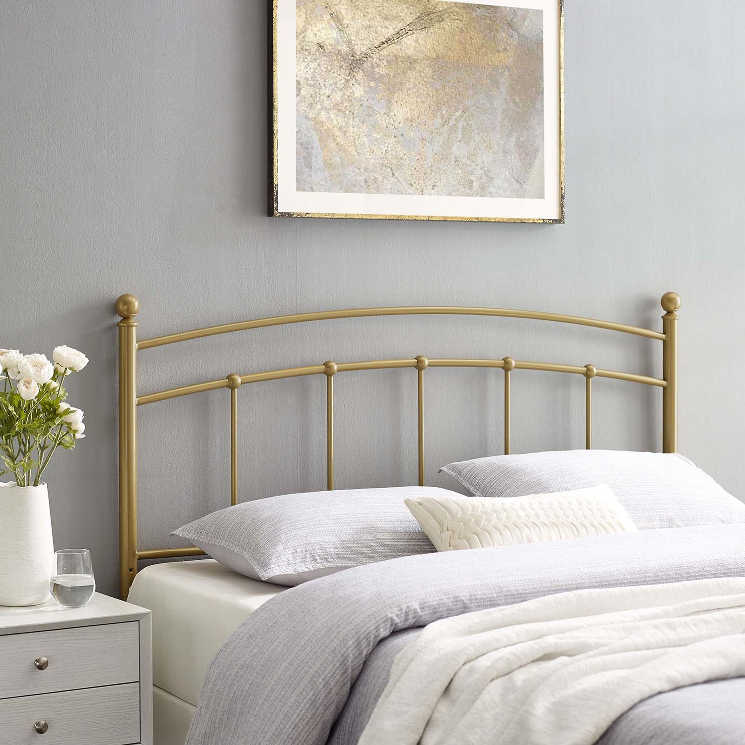 Abigail Metal Headboard by Modway