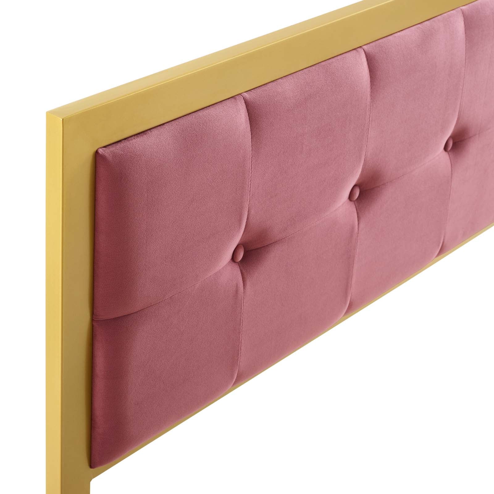 Teagan Tufted Performance Velvet Headboard By HouseBean