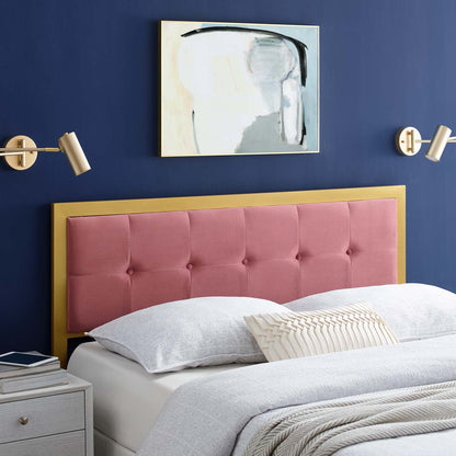 Teagan Tufted Performance Velvet Headboard By HouseBean