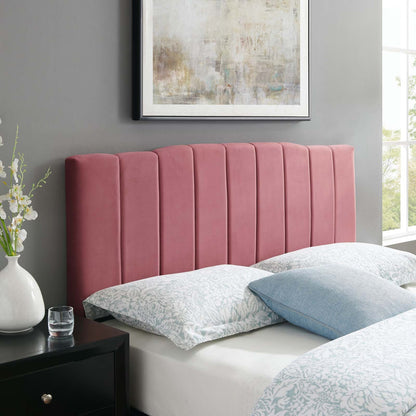 Camilla Channel Tufted Performance Velvet Headboard By HouseBean