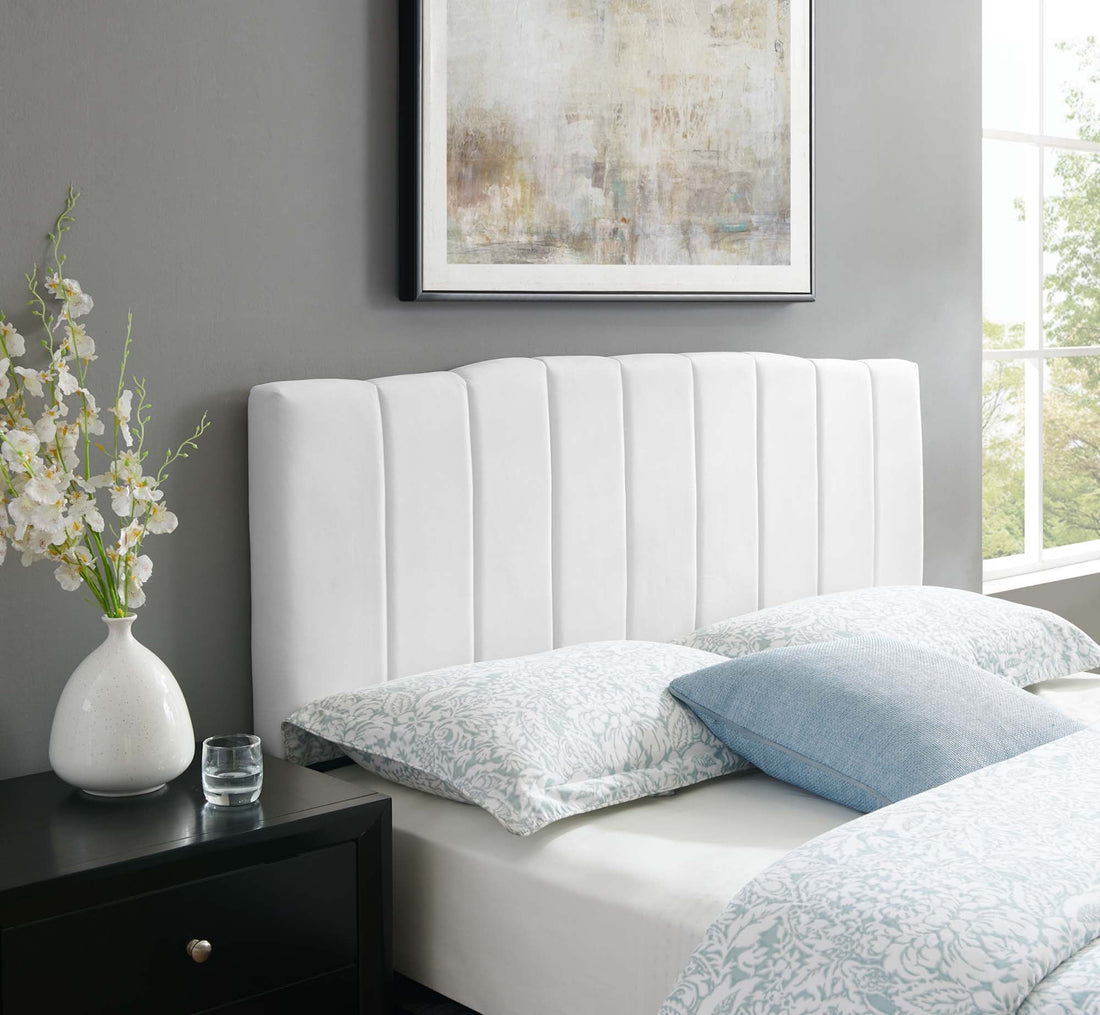 Camilla Channel Tufted Performance Velvet Headboard by Modway