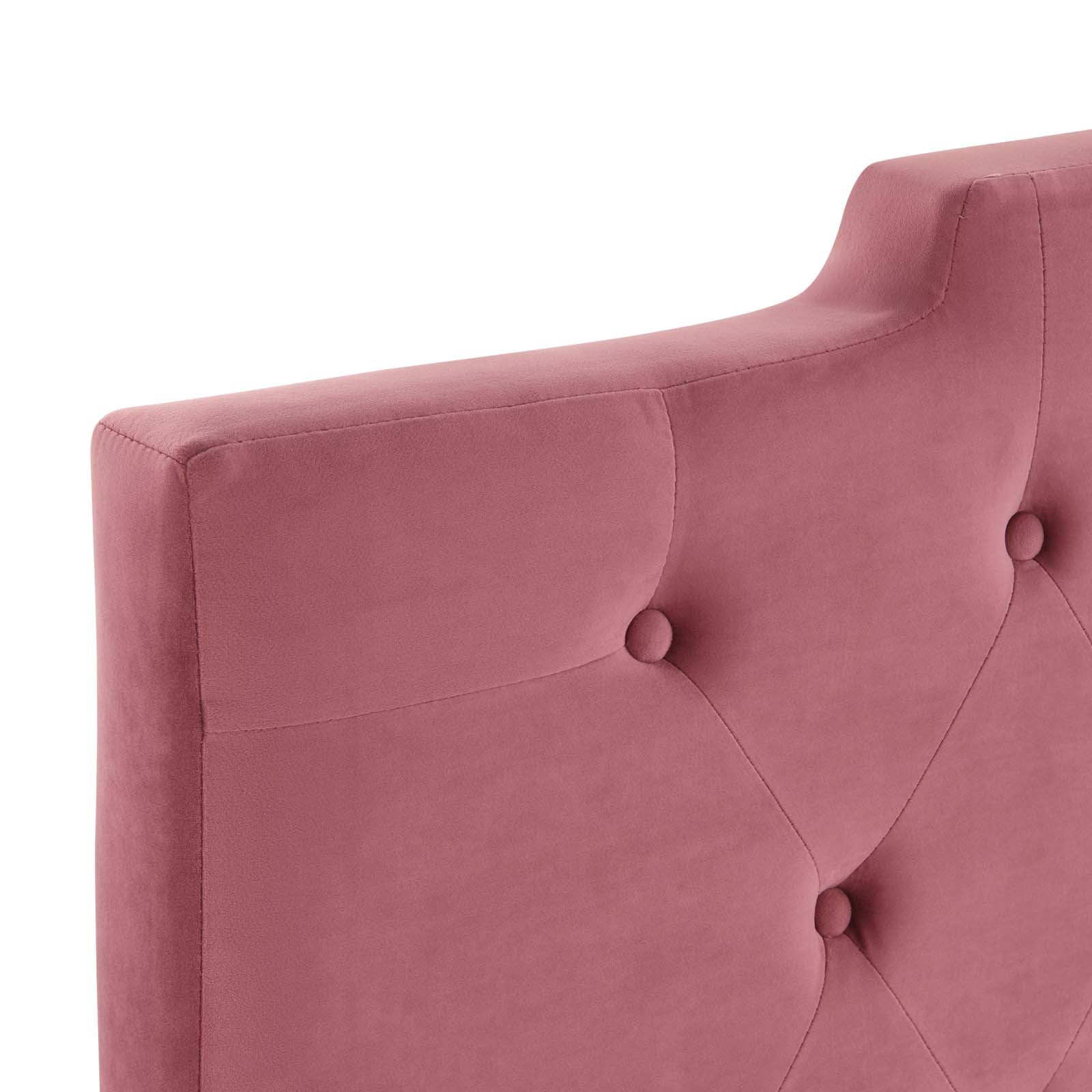 Juliet Tufted Performance Velvet Headboard By HouseBean