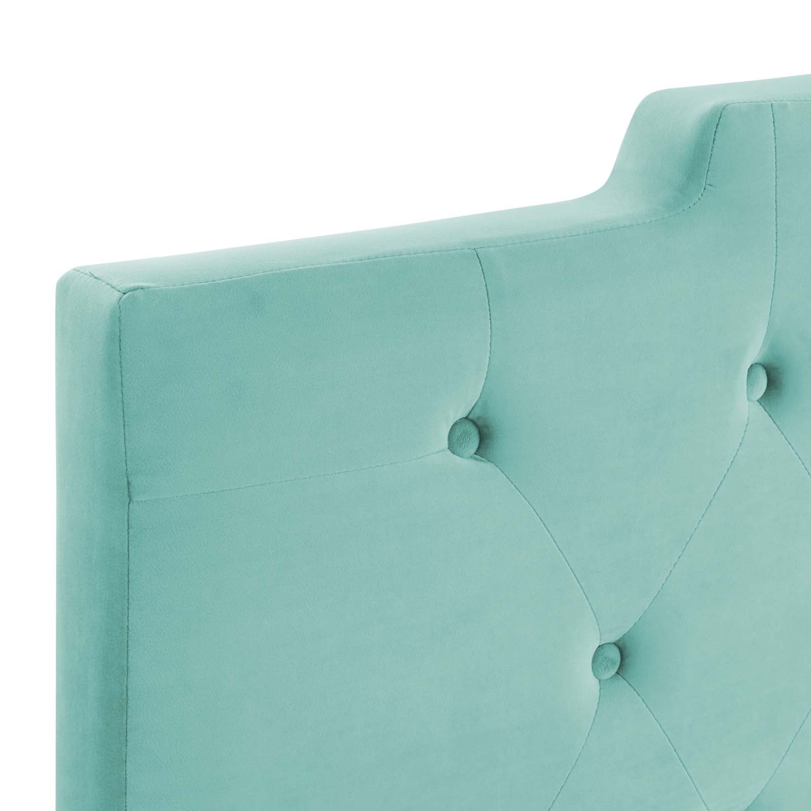 Juliet Tufted Performance Velvet Headboard By HouseBean