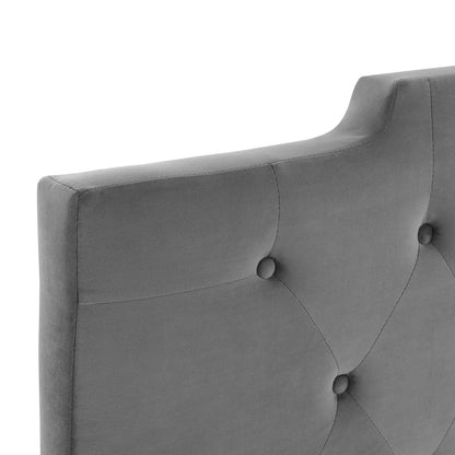 Juliet Tufted Performance Velvet Headboard By HouseBean