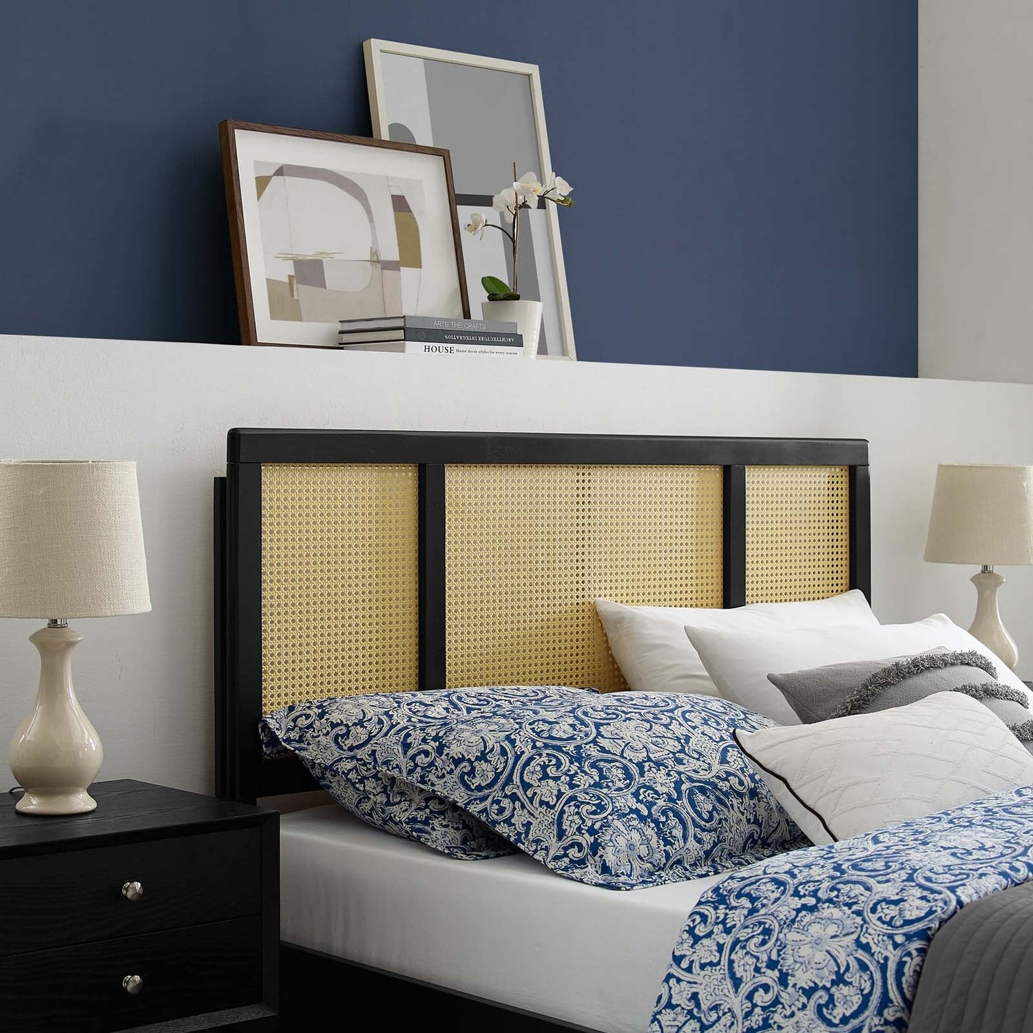 Delmare Cane Headboard By HouseBean