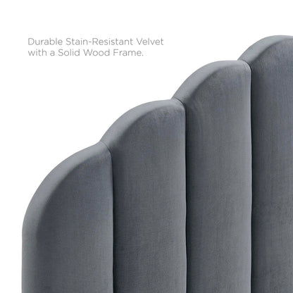 Veronique Performance Velvet Headboard By HouseBean