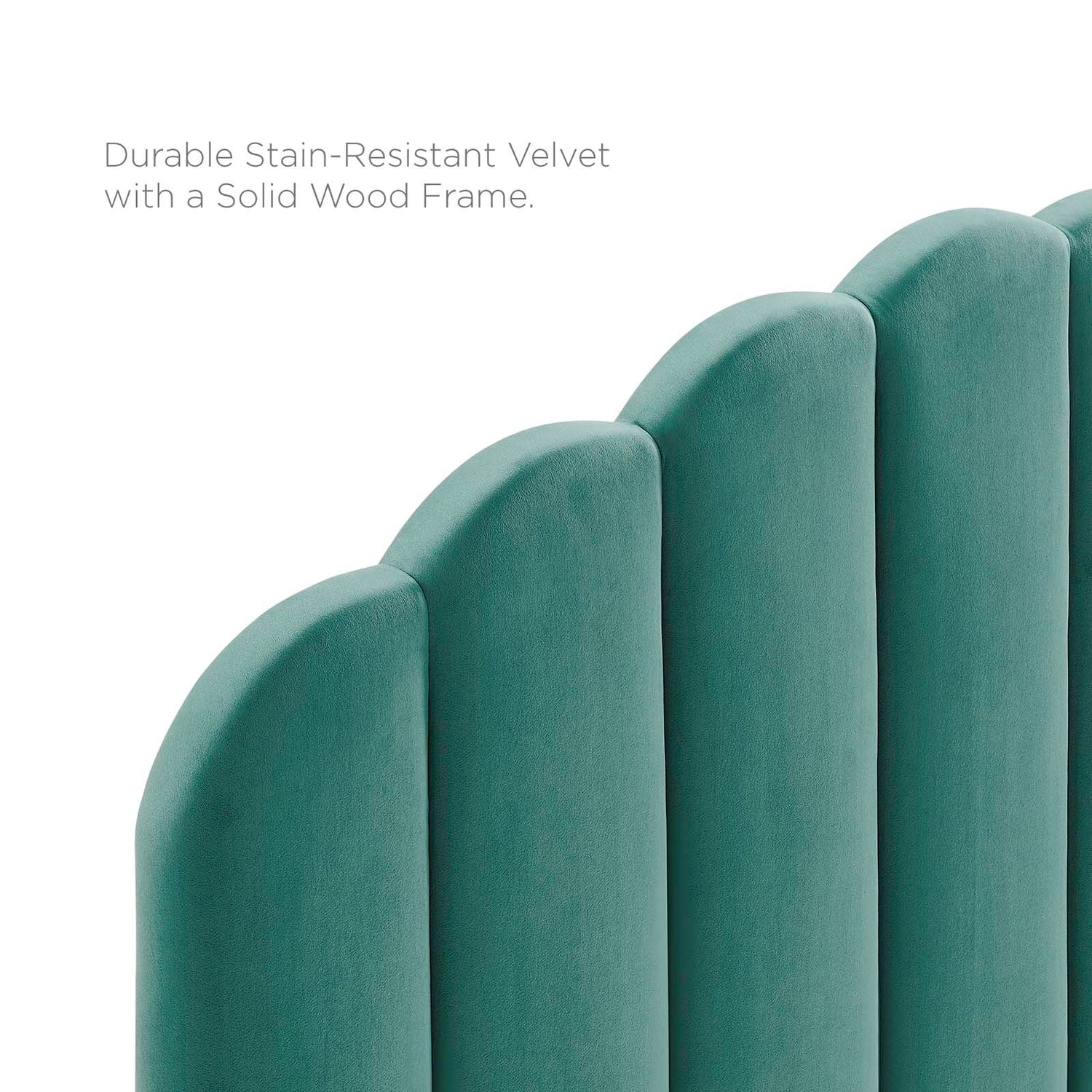 Veronique Performance Velvet Headboard By HouseBean