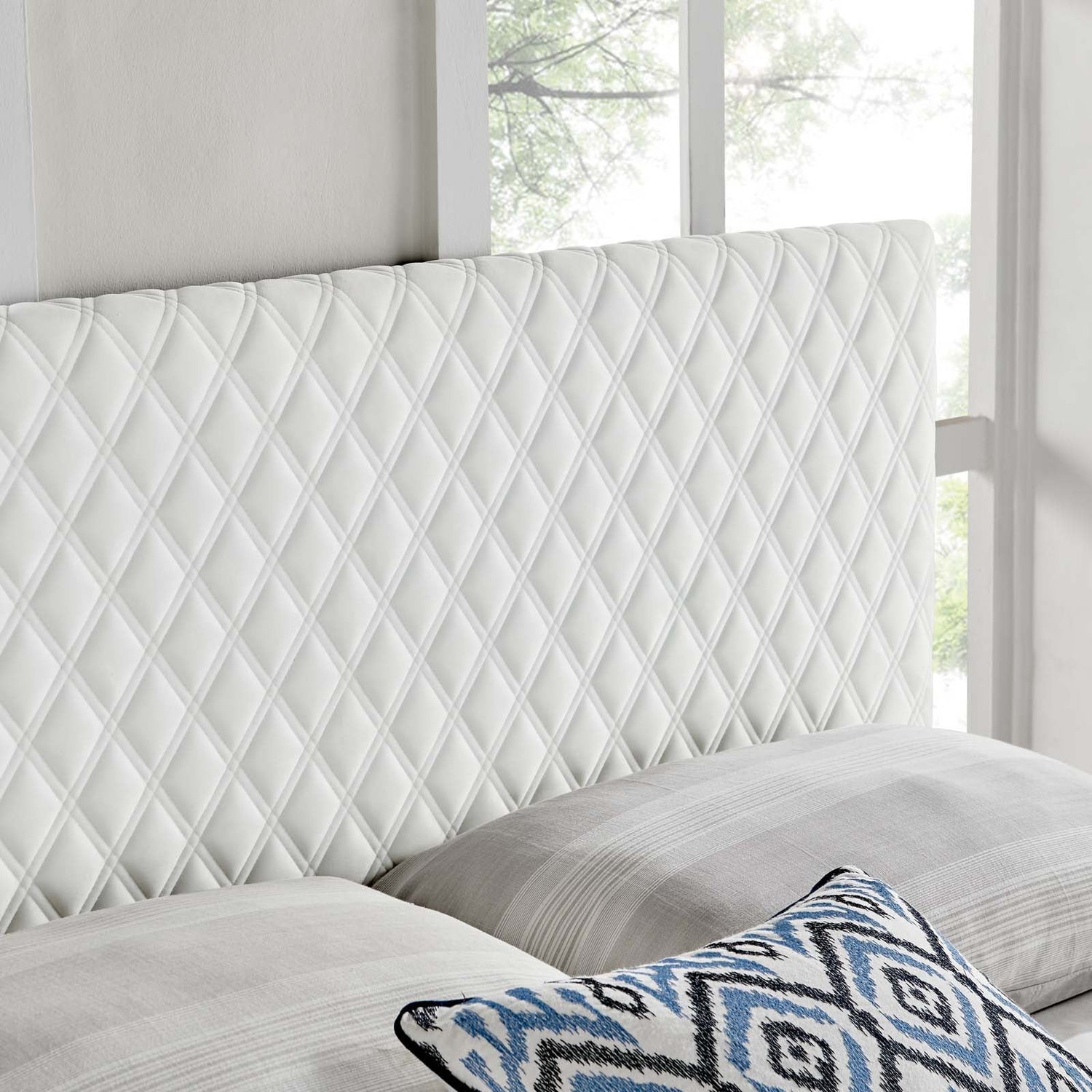 Angela Performance Velvet Headboard By HouseBean