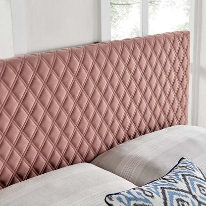 Angela Performance Velvet Headboard By HouseBean